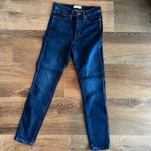 Madewell 10 Inch High Rise Skinny Jean